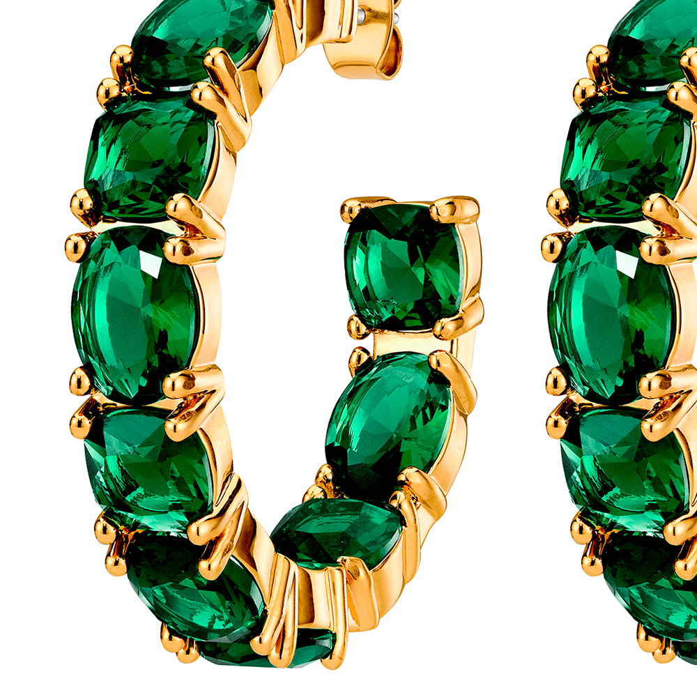 Серьги Dyrberg Kern GRETIA SG EMERALD GREEN 450085