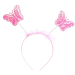 Набор карнавальный «Розовое чудо» (ободок, палочка,крылья,юбка), Розовый