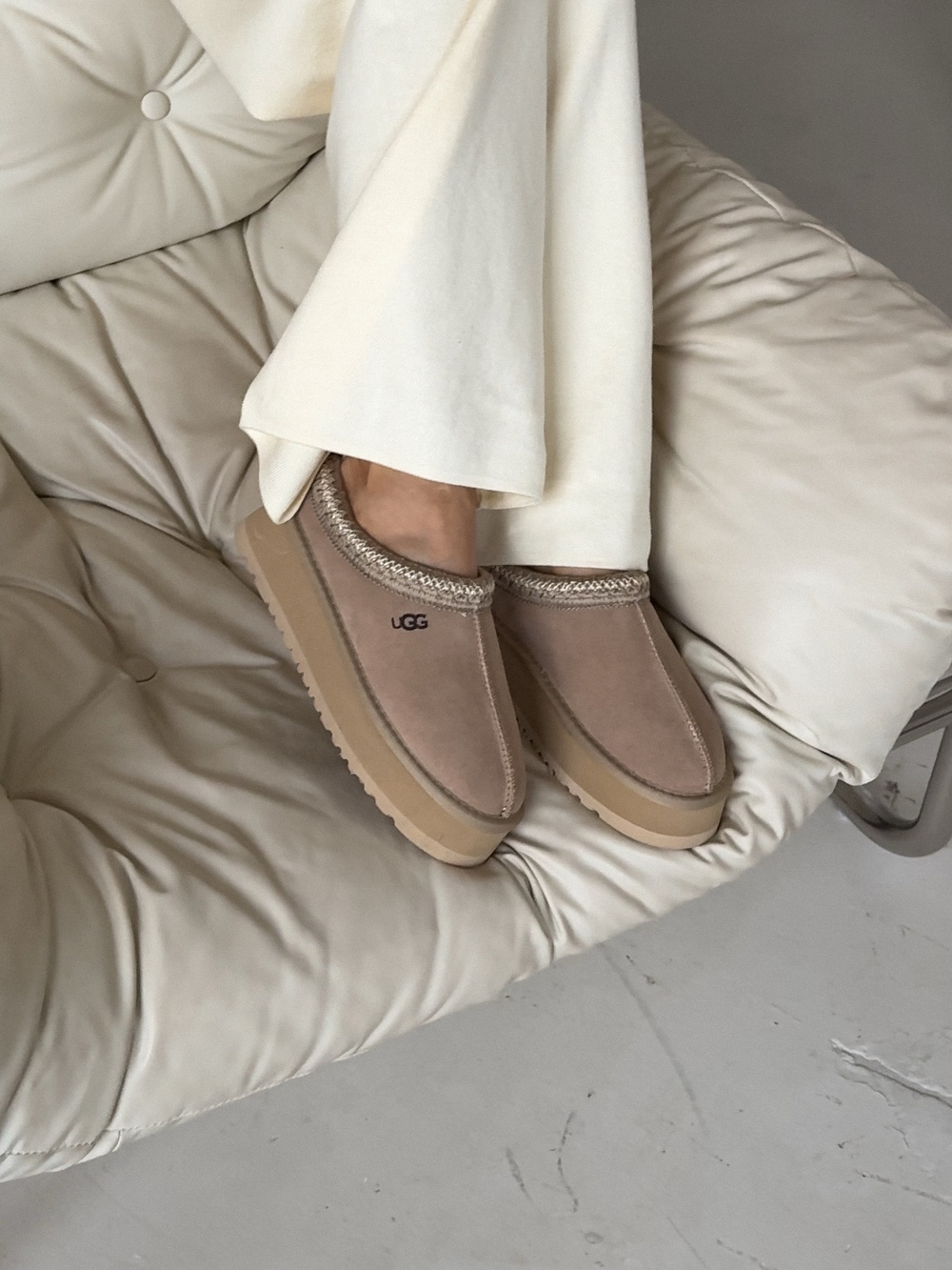 Угги из натуральной замши/шерсть