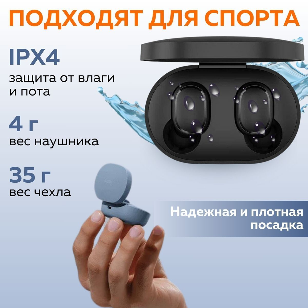 Наушники беспроводные Xiaomi Redmi Buds Essential синий