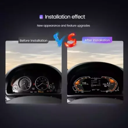 Электронная панель приборов BMW 6-серия F06/F12 2011-2018 - Radiola RDL-1261 с LCD / ЖК 12.3" экраном QLED