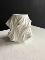 Кашпо гипсовое "Вечность" - Ваза интерьерная Декор