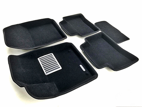 Коврики салона для TOYOTA CH-R (2018-) Euromat 3D Lux черные. Арт. EM3D-005100
