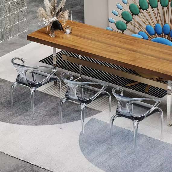 Стул Ava белый глянцевый