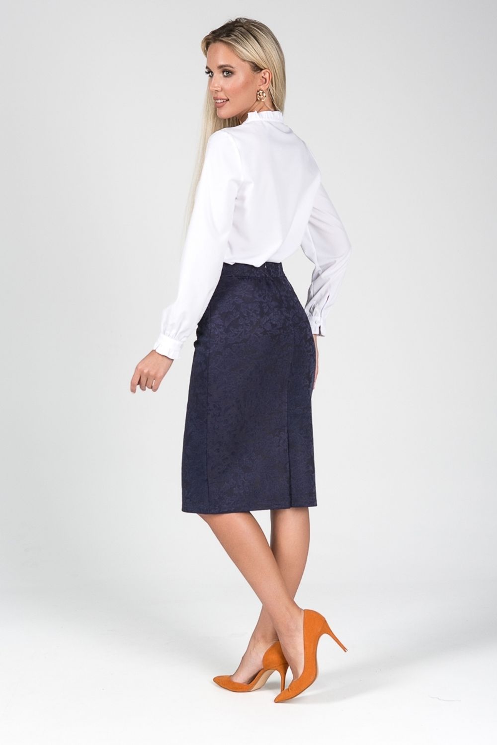 Юбка Жаккард на резинке №4к Valentina