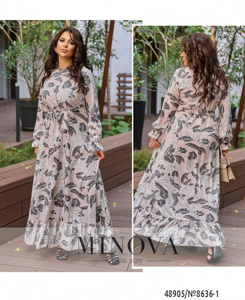 Платье 8636-розовый Minova