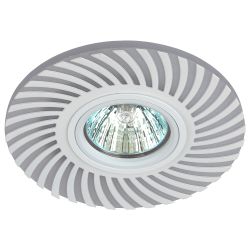 Светильник встраиваемый cо светодиодной подсветкой ЭРА DK LD32 WH под лампу MR16 GU5.3 белый | Встраиваемые LED светильники