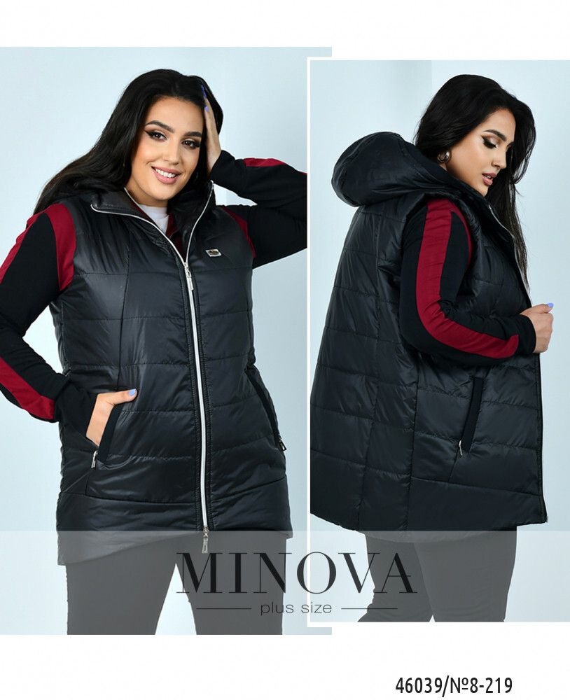 Жилет 8-219-чёрный Minova