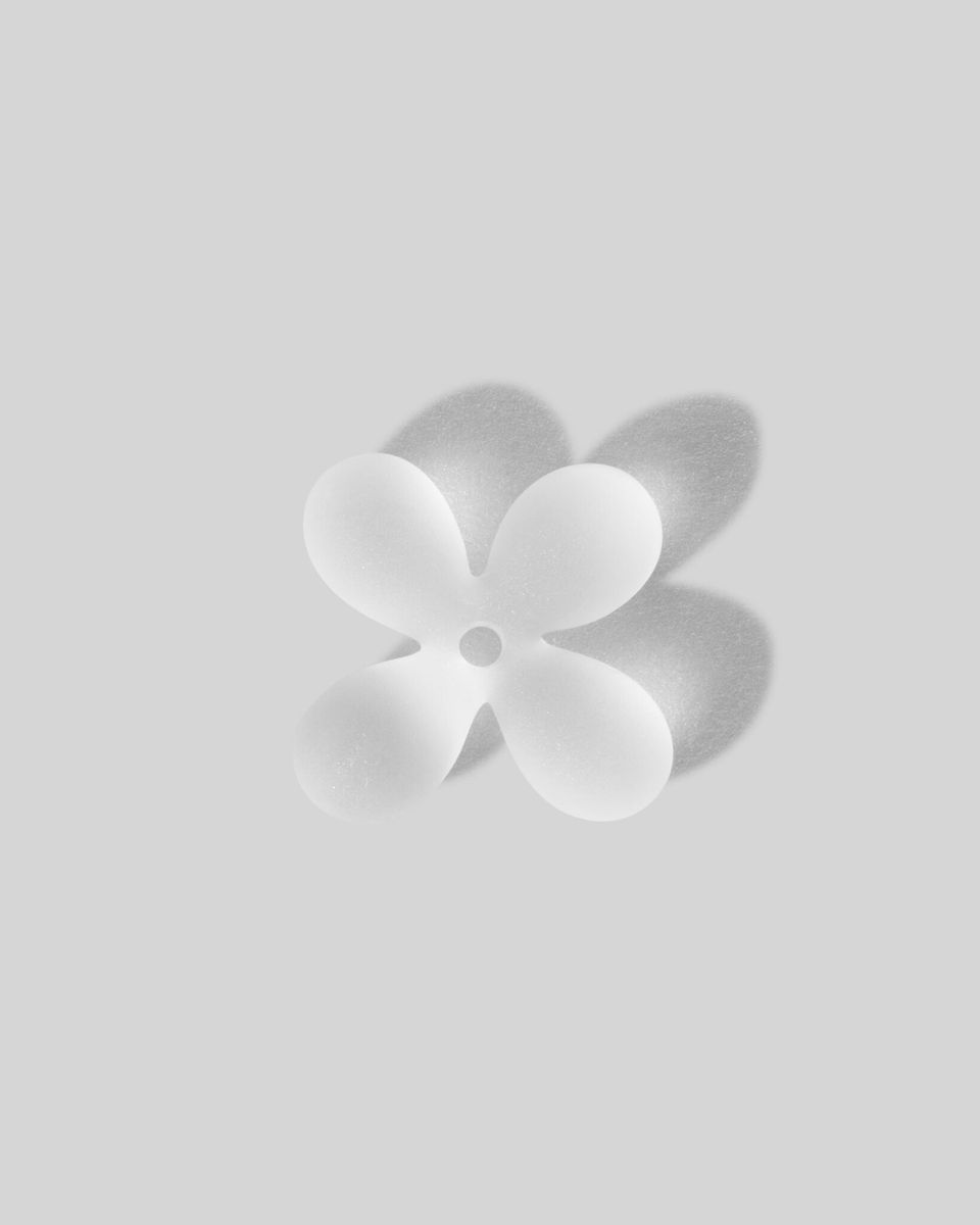 Цветок Glass Flower Mat