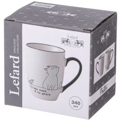 КРУЖКА "ОСТАВЬ МЕНЯ, Я НА ДИЕТЕ" 340 МЛ