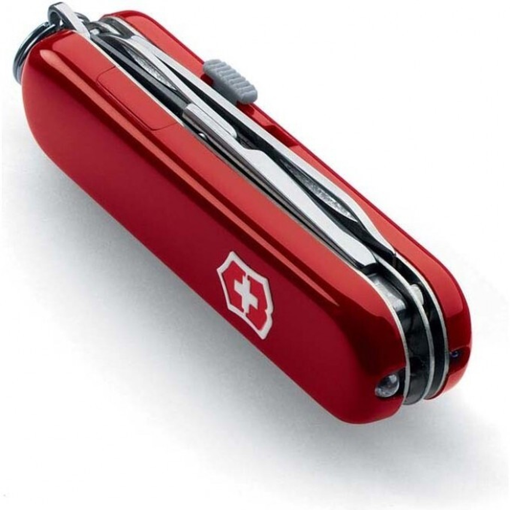 Нож-брелок Victorinox Classic Midnite Manager, 58 мм, 10 функций, красный