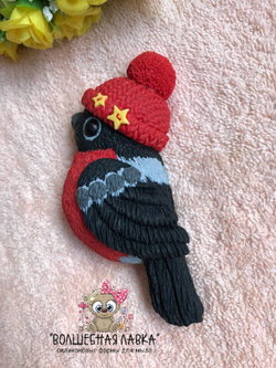 Силиконовая форма Снегирь