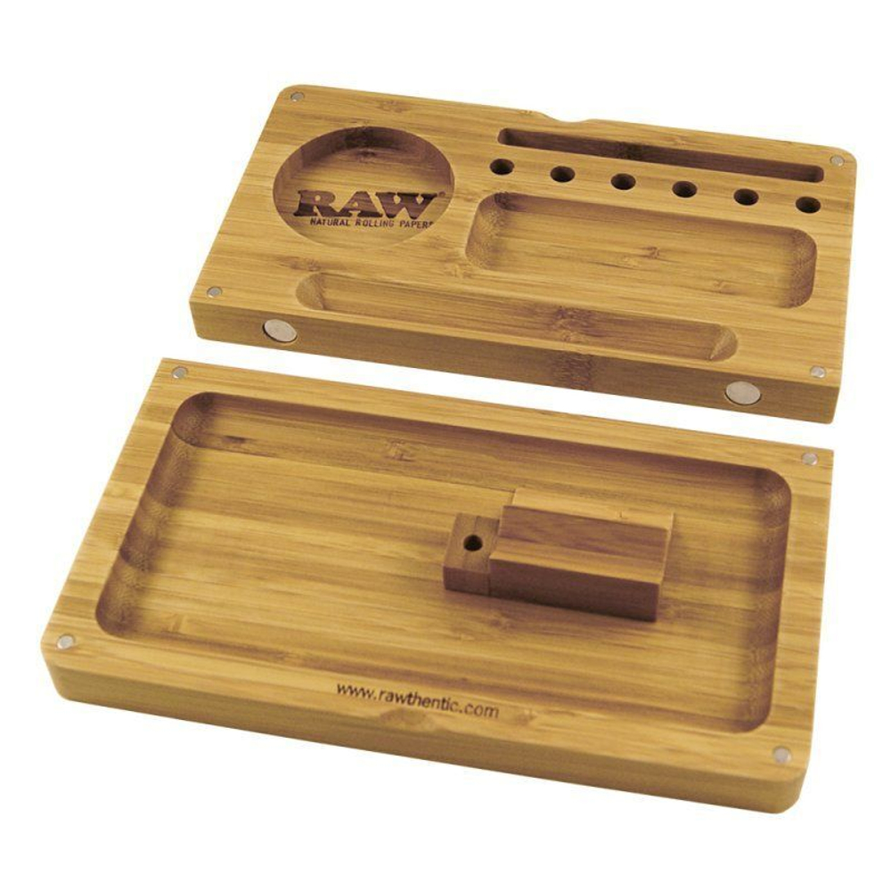 Лоток "RAW" Rolling Tray Bamboo Magnetic Closure 22x23.5x2см (Бамбук)