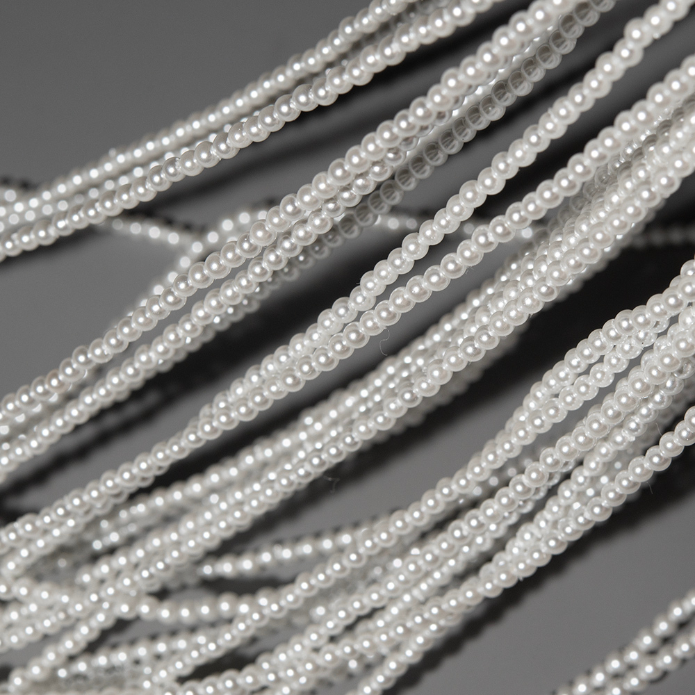 Хрустальный жемчуг, оттенок "Белый", шар 2мм