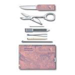 Швейцарская карта Victorinox SwissCard Classic  (0.7155) розовый коробка подарочная