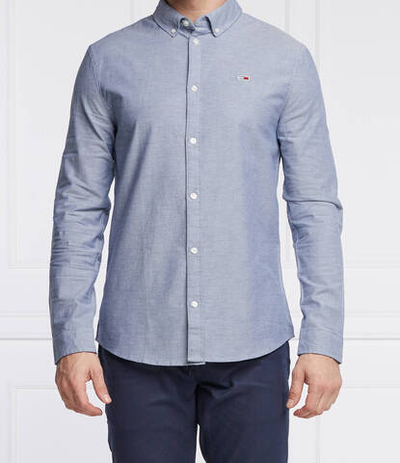 рубашка Tommy Jeans - голубой(DM0DM09594)