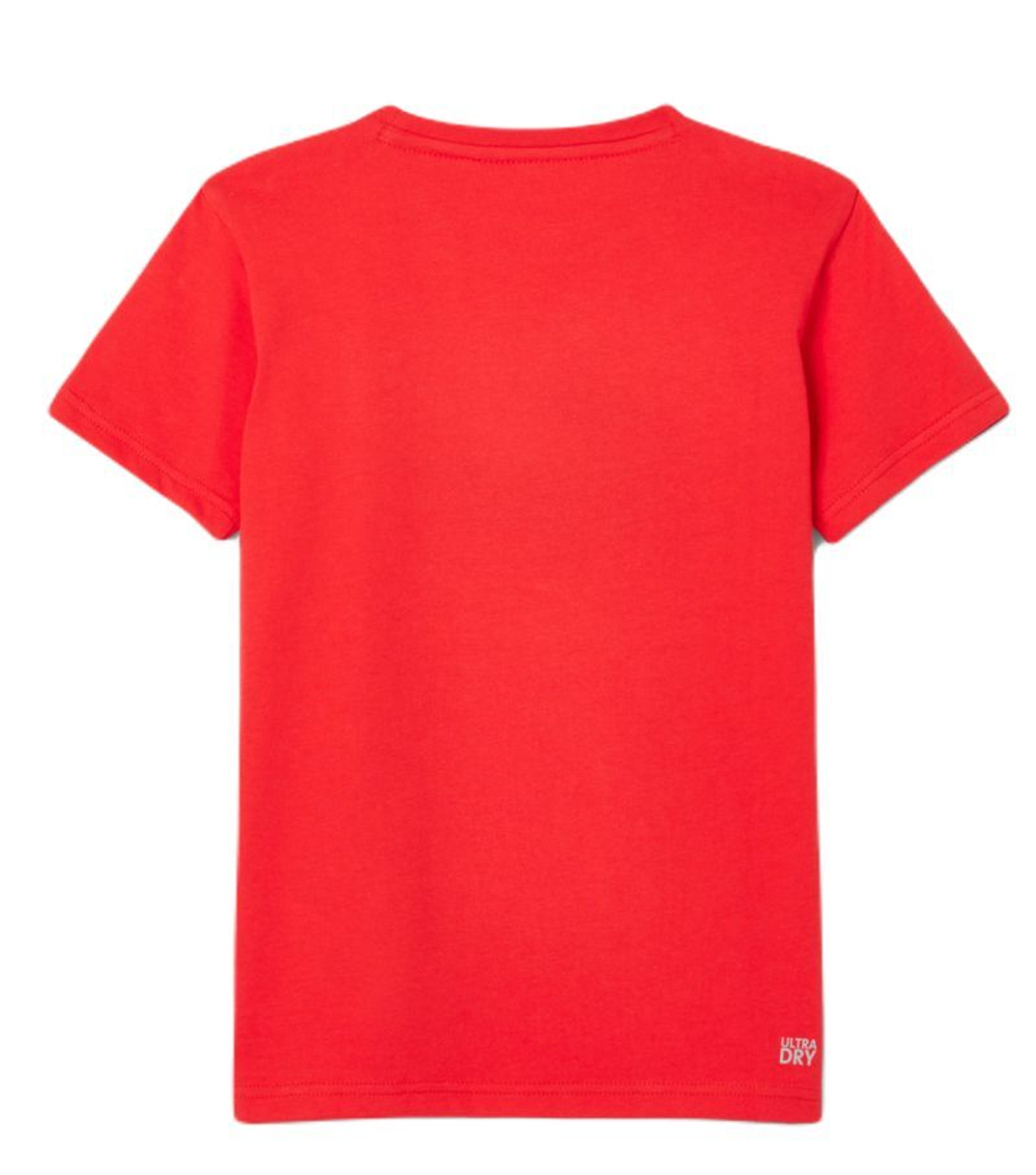 Футболка для мальчика теннисная Lacoste Boys SPORT Tennis Technical Jersey Oversized Croc - красный