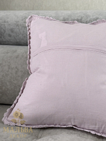 Подушка декоративная "Кружево" розовая 45x45x10см от J-LINE