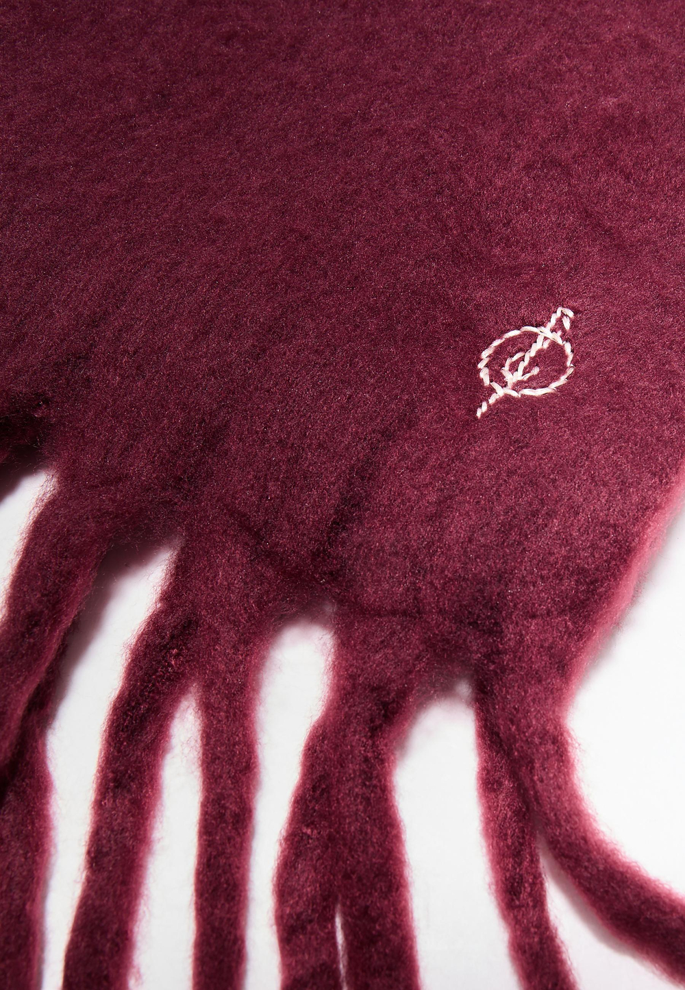 STRADIVARIUS Базовый шарф, бургунди