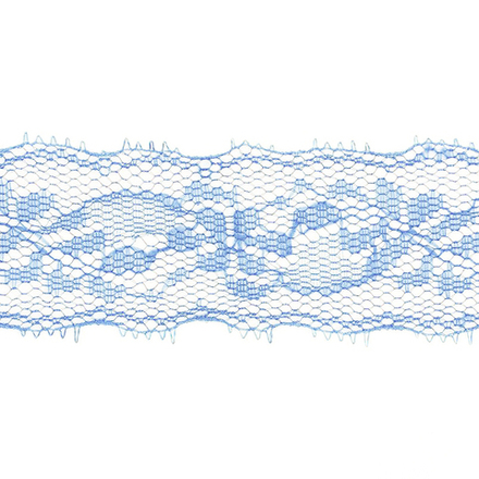 Кружево капрон. ш.3,5см. 154 голубой