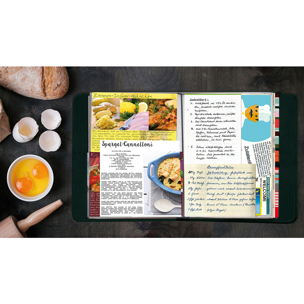 Тетрадь для записи рецептов micro stripes