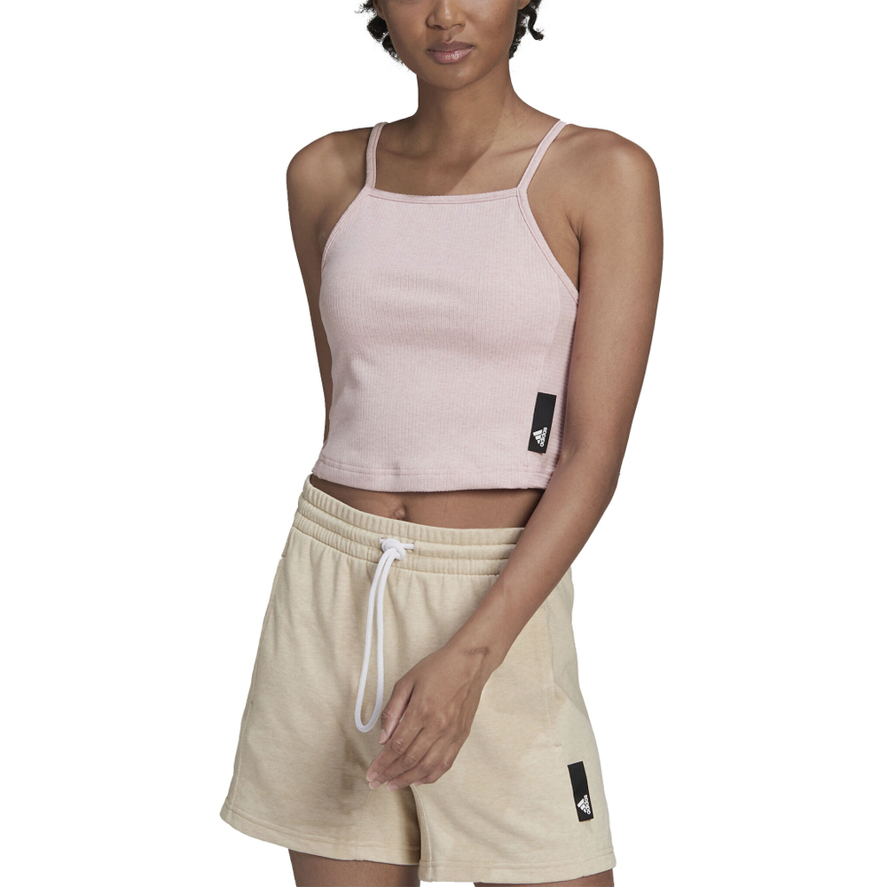 Женская теннисная майка adidas Studio Lounge Summer Tank Top Women - Pink