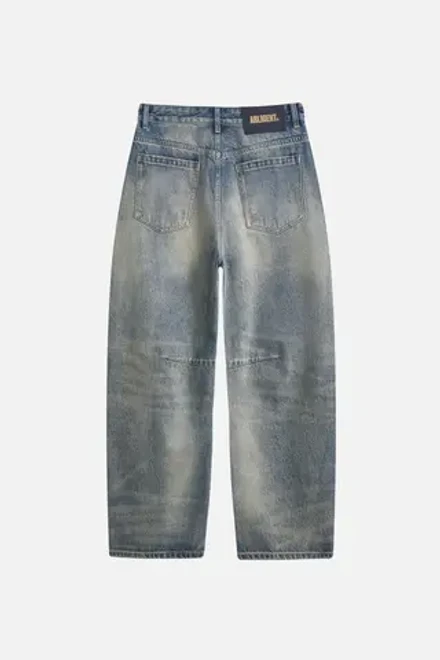 Джинсы Barrel с винтажным эффектом