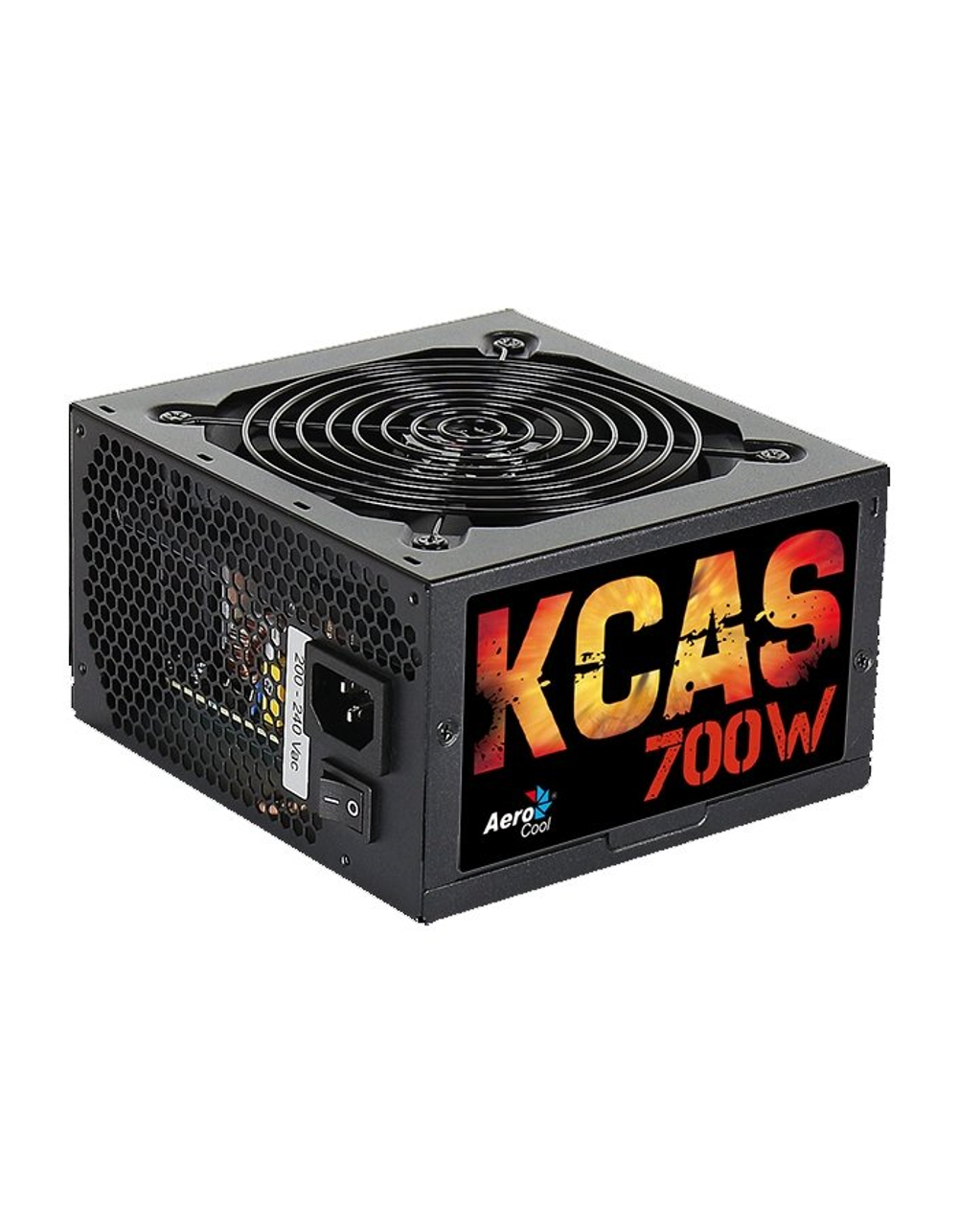 Блок питания Aerocool 700W Retail KCAS PLUS 700W ATX12V Ver.2.4, 80+ Bronze, fan 12cm, 550mm cable, 20+4P, 4+4P, PCIe 6+2P x4, PATA x4, SATA x7