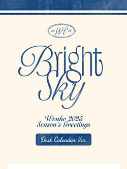 товары WONHO - BRIGHT SKY 2025 SEASON'S GREETINGS DESK CALENDAR Version