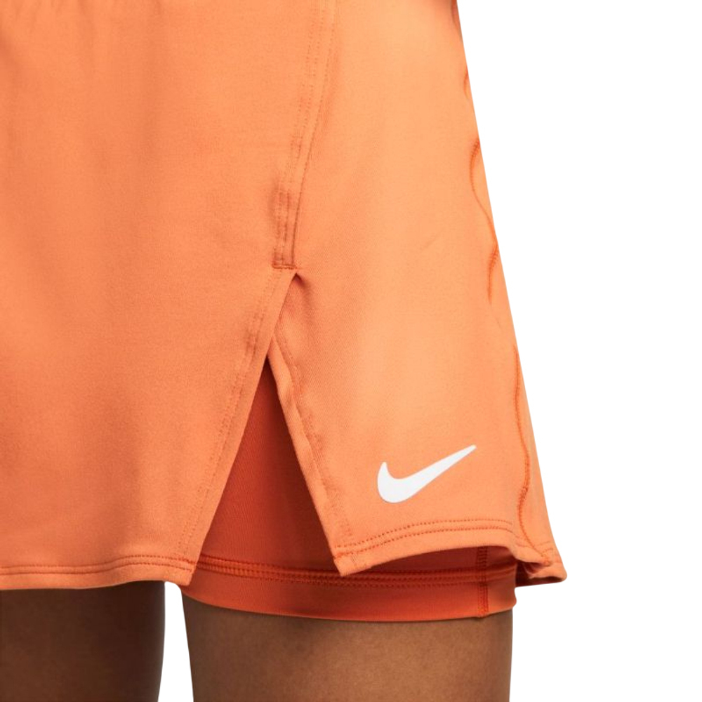 Теннисная юбка Nike Court Victory Skirt W - hot curry/white