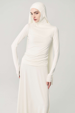 Лонгслив «Силуэт» белый