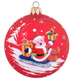 Элита НФШ-1690/2 Ел.украшение Шар «Поросенок» 100 мм