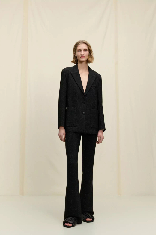 Брюки c люрексом