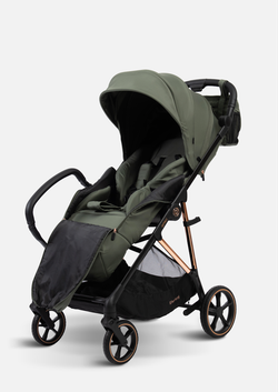 Peppy Коляска прогулочная Amici (Green) рама Black