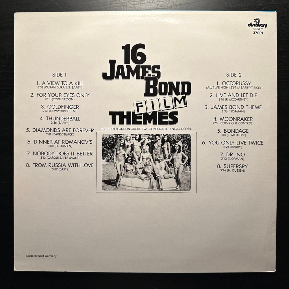 The Studio London Orchestra - 16 James Bond Film Themes