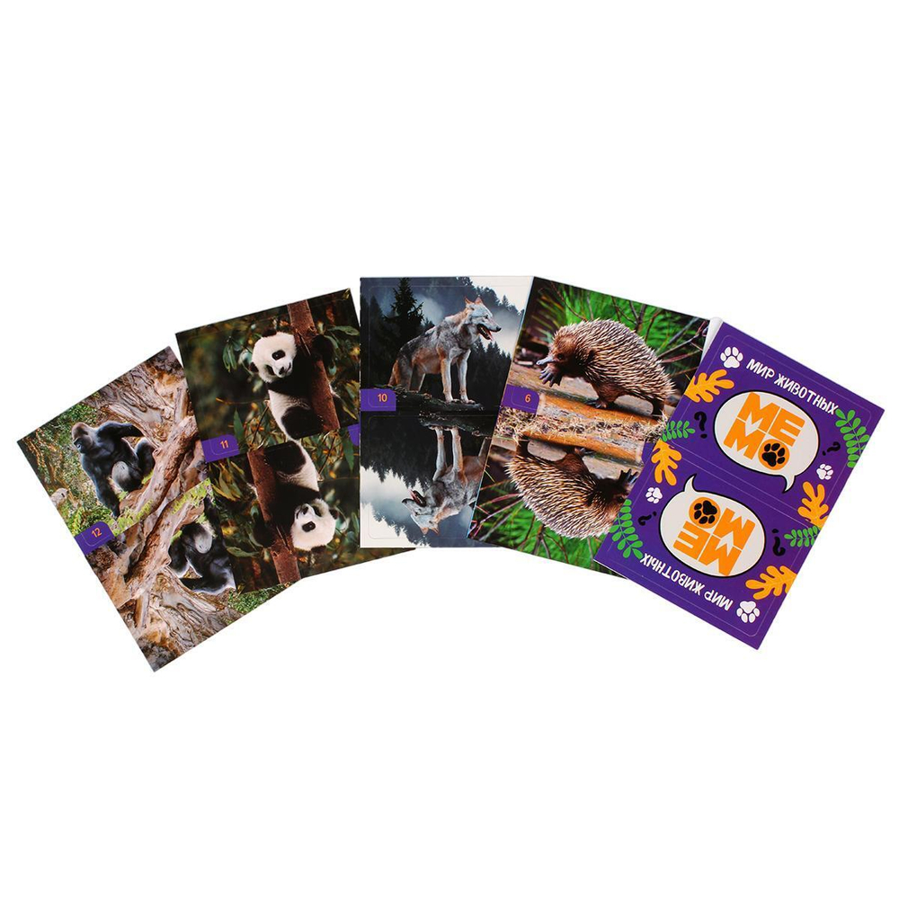 Мемо "Мир животных" 32 карточки (Т-Ц)