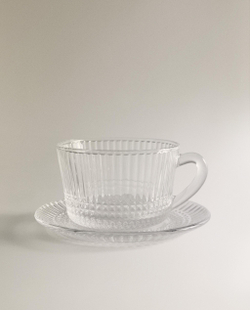 Zara Home стакан из стекла, цвет прозрачный, 10 см · 6289/209