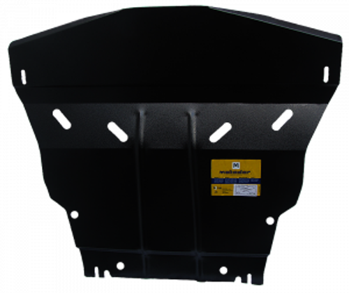 Защита картера Двигателя, КПП. 2 мм, Сталь. для Ford Fusion 2002-2006, Mazda 2 2003-2005, Ford Fusion 2006-2012, Ford Fiesta 2001-2008, Mazda Demio 2003-2005 MOTODOR.00714