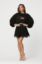 Свитшот «MD rouge» black