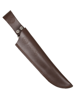Ножны-чехол для ножа кожаный без гарды Prival Н1, для клинка  до 180х45мм