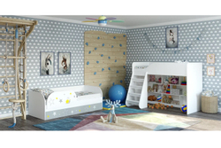 Кровать с подъёмным механизмом Трио КРП-01 80х186, звездное детство