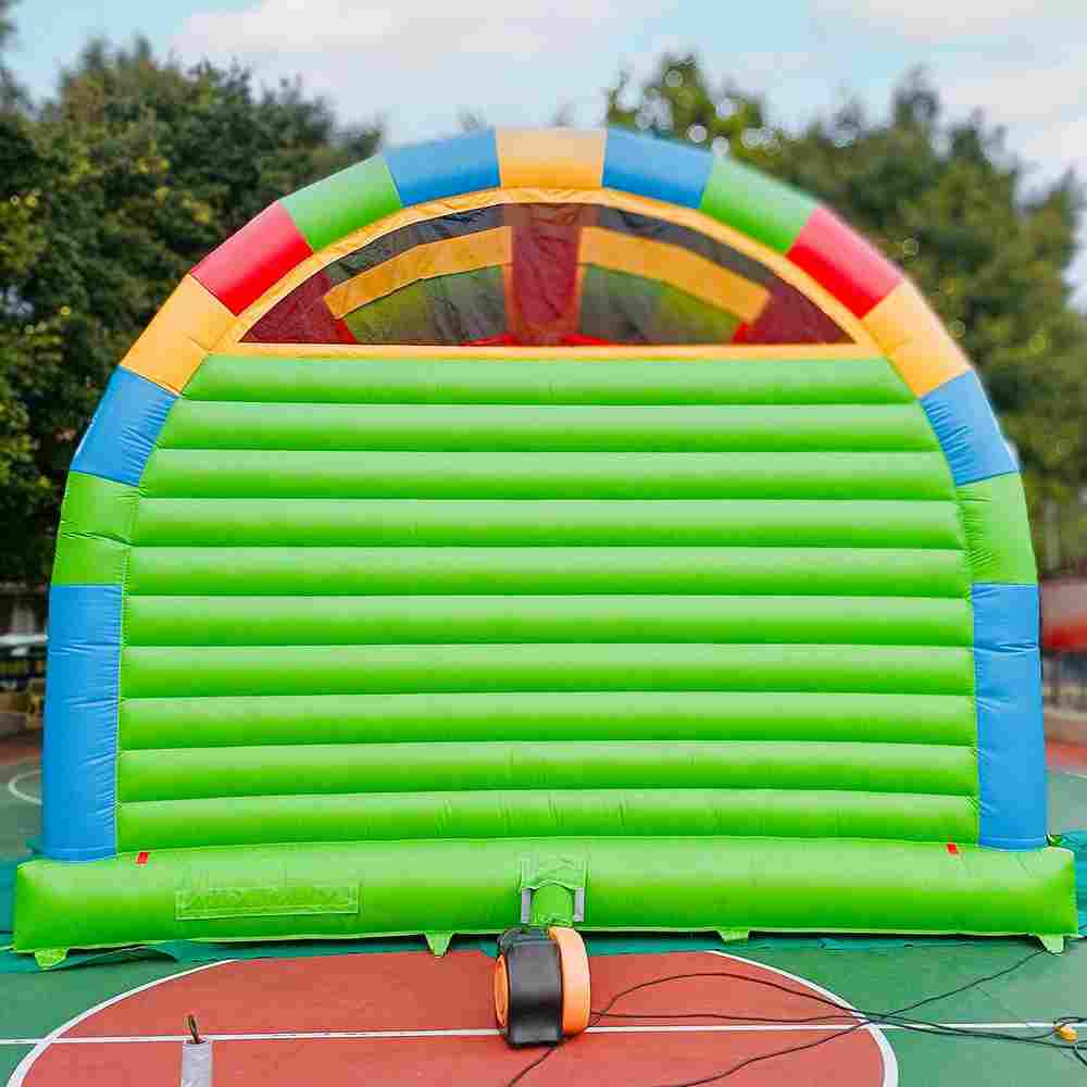 Коммерческий надувной батут «Зверята с крышей 2» без горки, 8*6*5 м