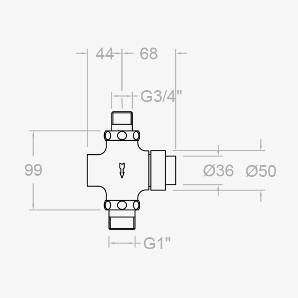 Порционный кран для писуара SOLESTOP 745602