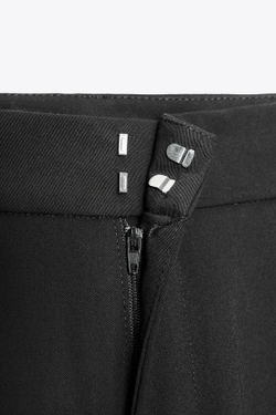 ZARA БРЮКИ-ДЖОГГЕРЫ, ЧЕРНЫЙ