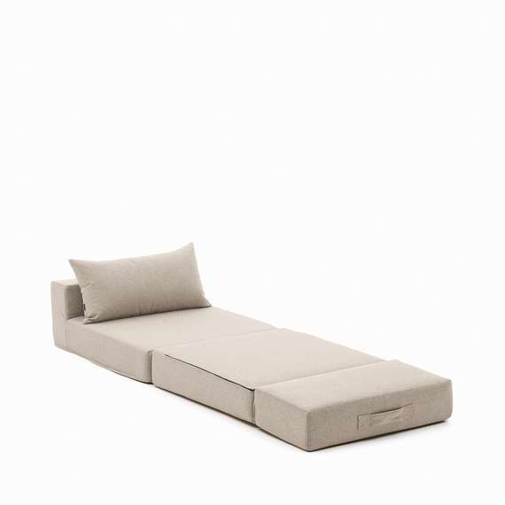 Arty бежевый трансформируемый пуф/кровать 70 x 89 (200) см