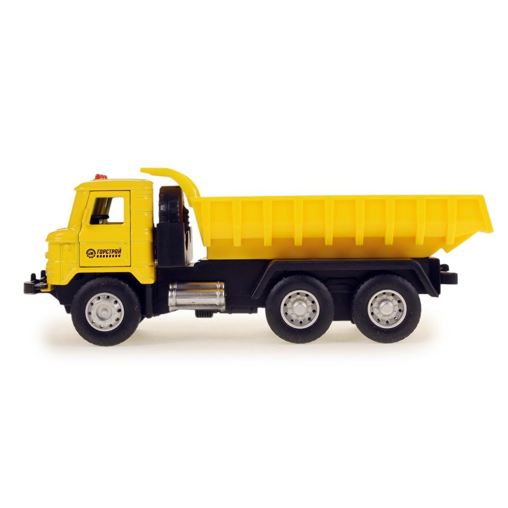 Модель ин. мет. "Самосвал ГАЗ-66" 18см, двер, свет-звук, подв.дет. коробка 2101C128-R (Технопарк)