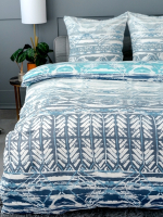 Постельное белье 2,0 креп Павлина Жанет Морозные узоры 6767