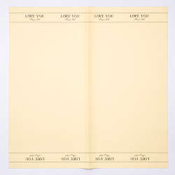 ЛИСТ матовый "Любовь" 57*57см/10шт