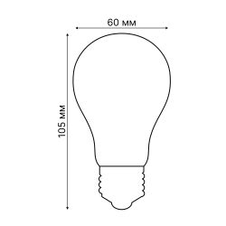 LED-A60-7W-SW-E27-230V-WF-CL GLS81TR Умная лампа светодиодная Wi-Fi+Bluetooth. диммируемая. Форма А. прозрачная. Стеклянная колба. 2700-6500K. Голосовое управление+приложение UnielSmart. TM Uniel