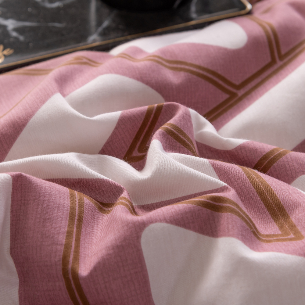 Комплект постельного белья Сатин с Одеялом 100% хлопок на резинке OBR072